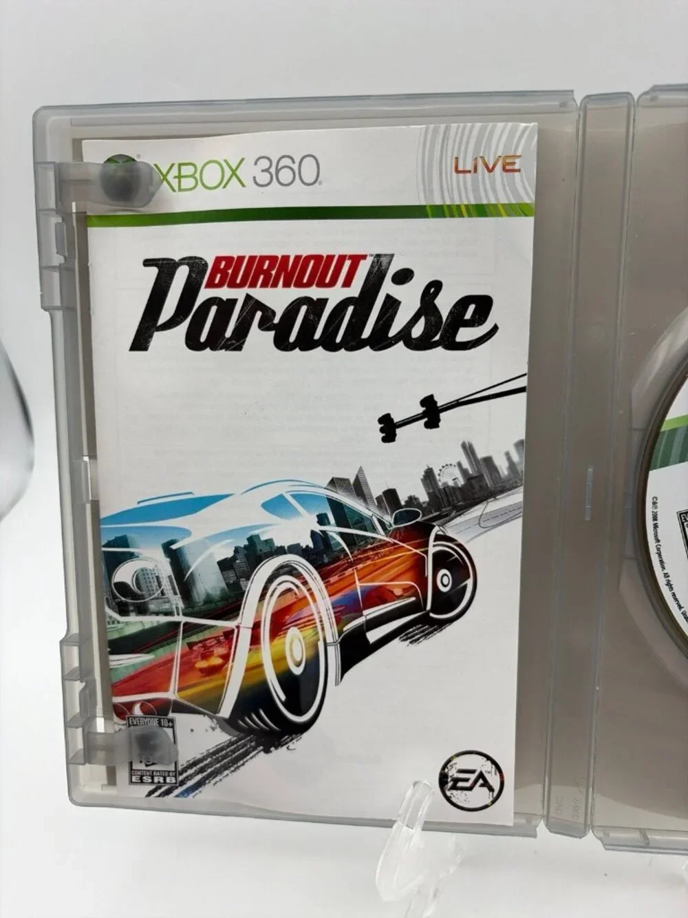 Burnout Paradise Microsoft Xbox 360, 2008 EA - Complete with Manual CIB Tested